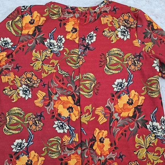 Zara Size Medium Trafaluc Floral Dress Autumn Fall Womens - Picture 7 of 7